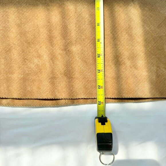 Mexx Women Corduroy Camel Tan Knee Length Skirt Size 10 - Picture 6 of 13